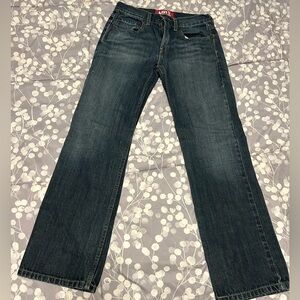 Levi's 514 Blue Slim Straight Jeans Classic Denim